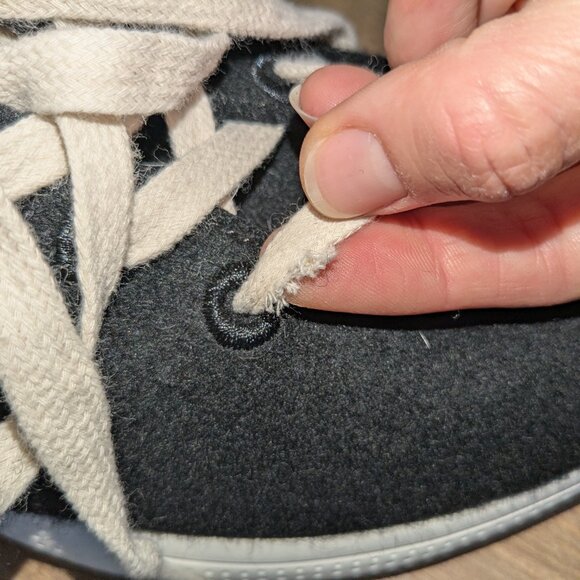 Egos Copenhagen Merino Wool Sneaker Shoes Unisex Black White EU 40 / US 9 wmns - Picture 11 of 11